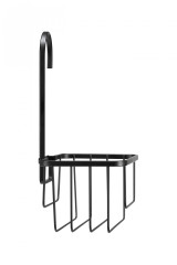 QM260421 Hook Over Shower Caddy Black -Side