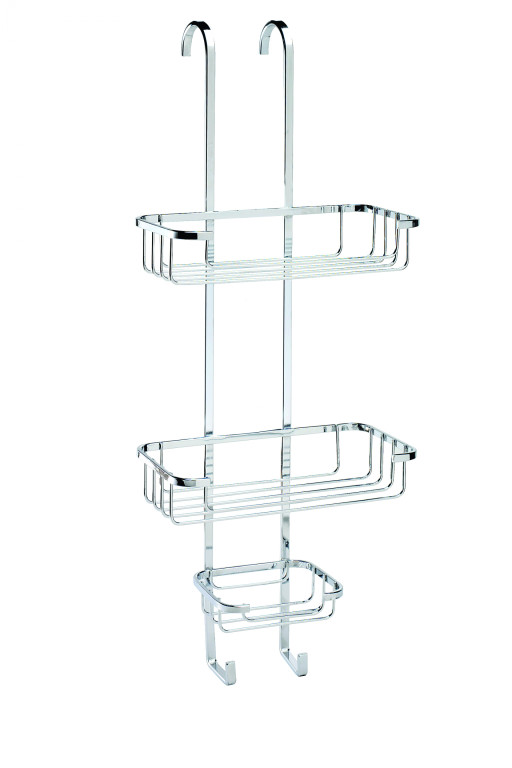 QM394341 Stainless Steel Over-Hook Three Tier Basket- Hi Res